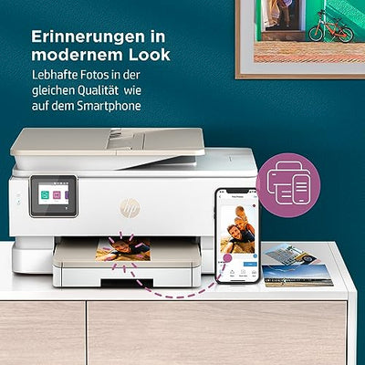 HP Envy Inspire 7920e Multifunktionsdrucker, Tintenstrahldrucker, 3 Monate gratis drucken mit HP Instant Ink inklusive, HP+, Drucken, Scannen, Kopieren, Fotodruck, ADF, DIN A4, WLAN, Airprint