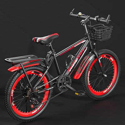 Kinderfahrrad 22 Zoll Variable Geschwindigkeit Integriertes Rad Mountainbike Doppel V Bremse Geeignet für Körpergröße 115-170cm C,22 inches