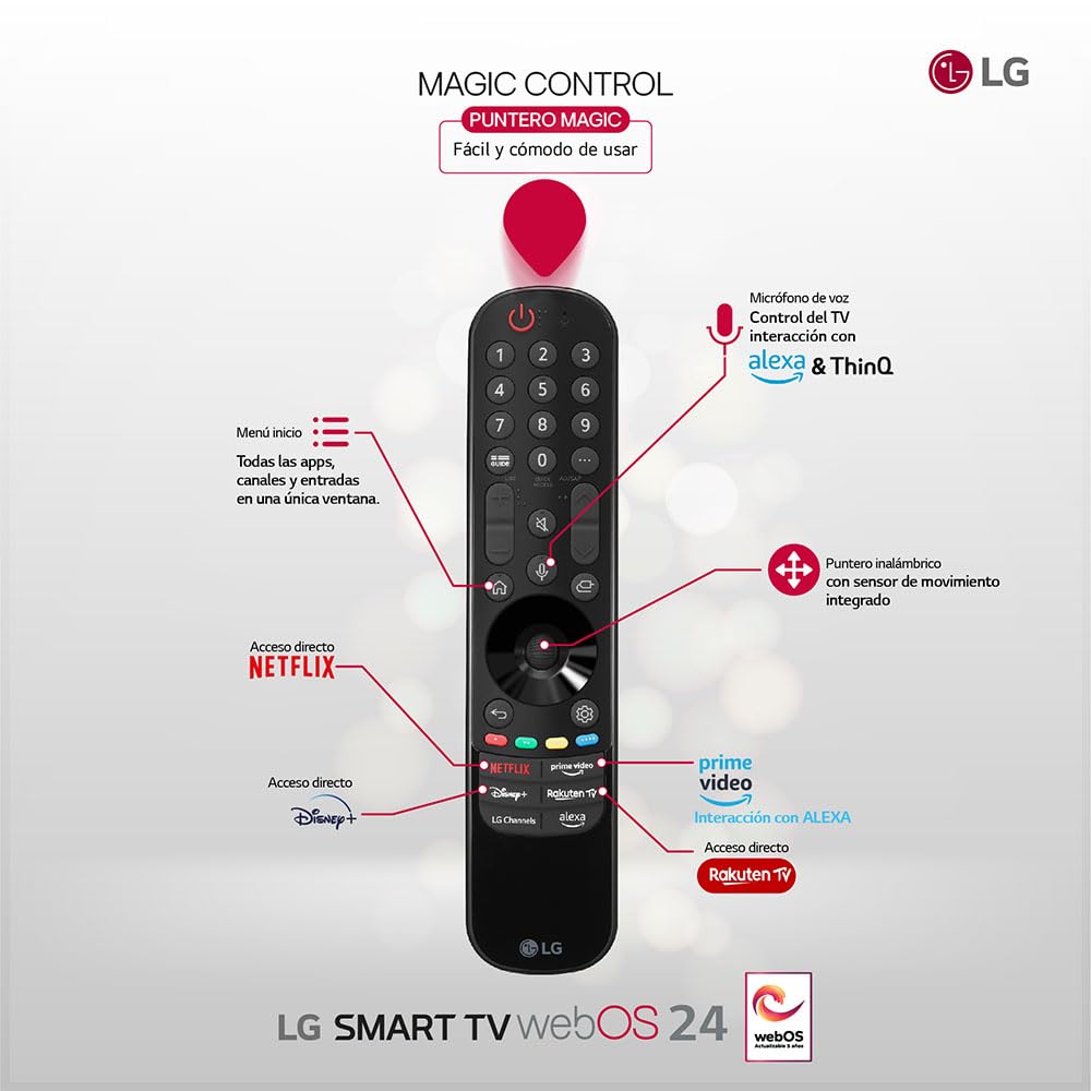 LG OLED65C44LA TV 65" (165 cm) OLED evo Fernseher (α9 Gen7 4K AI-Prozessor, webOS 24, Dolby Vision, bis zu 120Hz) [Modelljahr 2024]