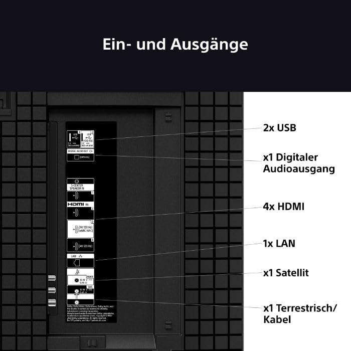 Sony BRAVIA 3 - Direct LED 75 Zoll Fernseher (K75S32), X-Balanced Speaker, Dolby Vision/Atmos, IMAX Enhanced, Google TV (2025), Google Cast, Apple AirPlay 2, Eco Dashboard 2, Game Menu 2, Smart TV