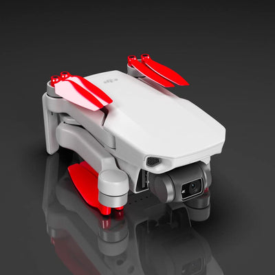 Master Airscrew Stealth Propeller für DJI Mini 2/2 SE/SE & Mini 4K - Rot, 4 Propeller im Set