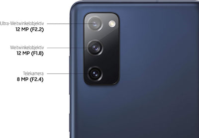 Samsung Galaxy S20 FE Smartphone 5G, 6.5 Zoll Super AMOLED Display, 4.500 mAh Akku, 32MP Selfie Kamera, Fan Edition - Deutsche Version (128GB mit 5G, Cloud Navy), SM-G78