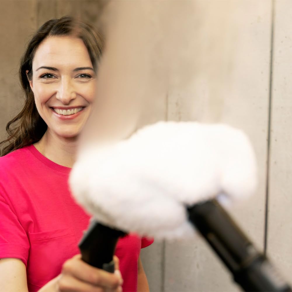 Kärcher Frottee-Tuchset (für Bodendüse Classic und Comfort, Tuchset, hochwertige Baumwolle, 2 Bodentücher, 3 Überzüge für die Handdüse)