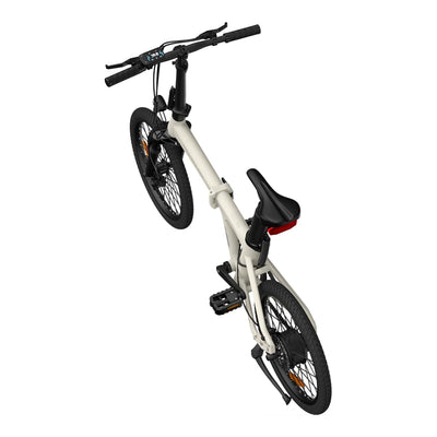 Air 20S ebike ultraleichtes Aluminiumgehäuse, Riemenantrieb, ADO Smart APP,DREI Geschwindigkeitsmodi Machen das Pendeln in der Stadt komfortabler und bequemer(Stoßdämpfende Version)-weiss