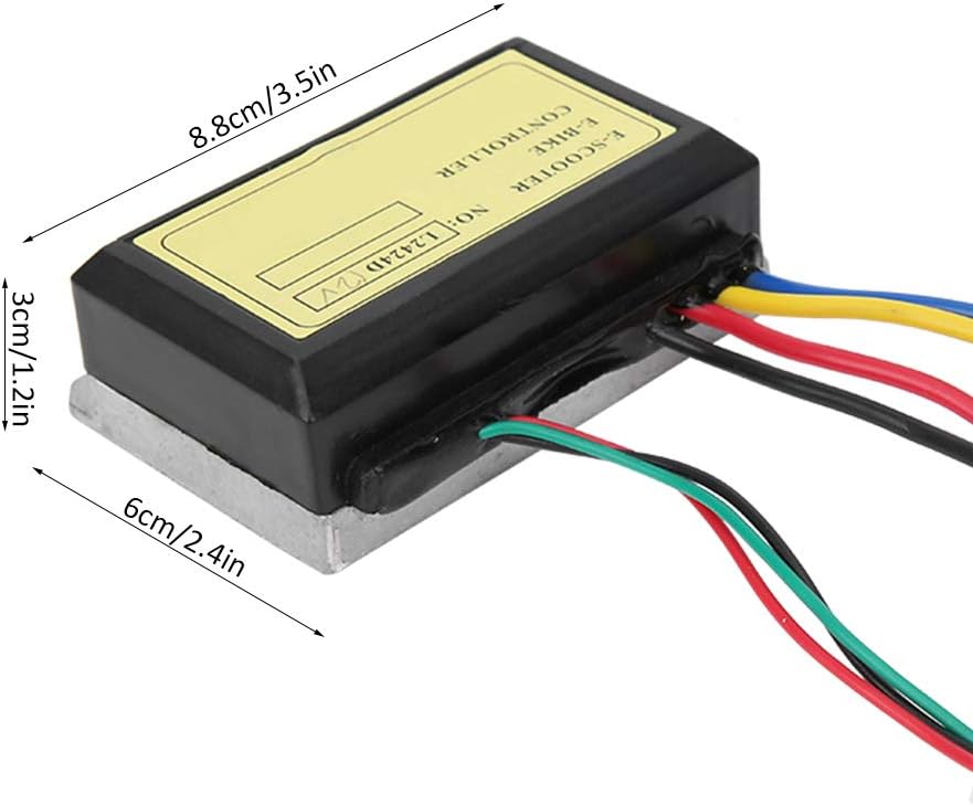 Keenso E-Bike-Controller-Set 12V 250W 3-Draht-Bürsten-Controller Erweiterter Kabel-Handgriff-Set Elektrischer Fahrradlenker