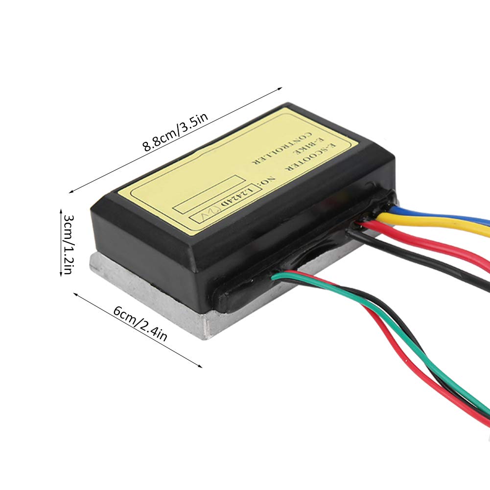 Keenso E-Bike-Controller-Set 12V 250W 3-Draht-Bürsten-Controller Erweiterter Kabel-Handgriff-Set Elektrischer Fahrradlenker