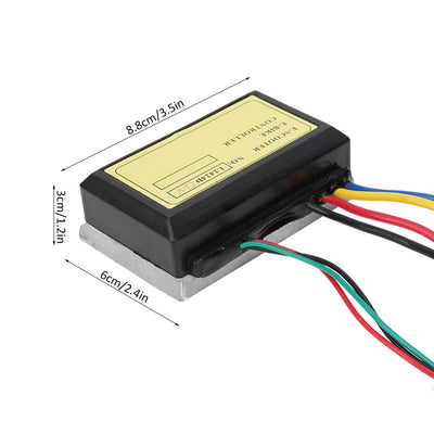 Keenso E-Bike-Controller-Set 12V 250W 3-Draht-Bürsten-Controller Erweiterter Kabel-Handgriff-Set Elektrischer Fahrradlenker