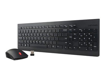 LENOVO Essential Wireless Keyboard and Mouse Combo - German, Black