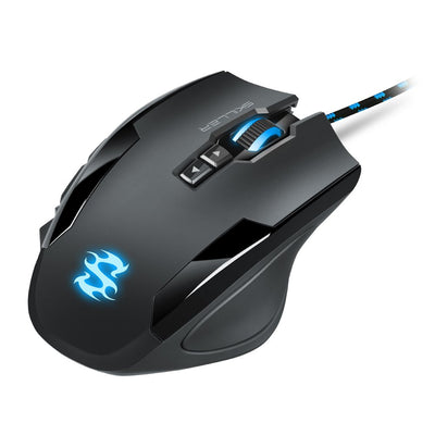 Sharkoon Skiller SGM1 Gaming Maus mit Makrotasten (10800 DPI, RGB-Beleuchtung, 12 Tasten, Weight-Tuning-System und Software) schwarz