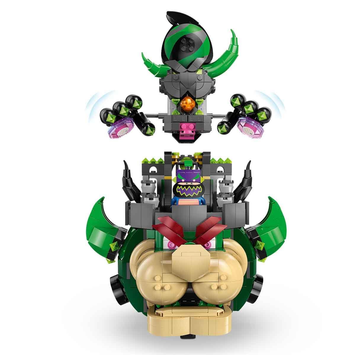 LEGO Super Mario Prinz Florian & Schloss Bowser - Interaktives Spielzeug mit 4 Figuren - Pinker Yoshi & Stand zum Spielen & Ausstellen - Gamer Geschenk für Jungen & Mädchen ab 9 Jahren - 72042