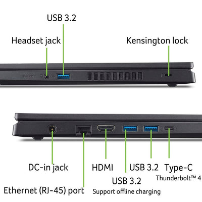 Acer Nitro V15 (ANV15-52-70MY) Gaming Laptop | FHD IPS 165Hz Display | Intel Core i7-13620H | 16 GB RAM | 1 TB SSD | NVIDIA GeForce RTX 5060 | Windows 11 | QWERTZ Keyboard