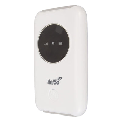 Asixxsix Tragbarer 5G-WLAN-Hotspot-Netzwerk-Router mit SIM-Kartensteckplatz, 300 Mbit/s Hochgeschwindigkeit, Anschluss von Bis zu 10 Geräten, Geeignet für Reisen, Arbeit, Live-Streaming
