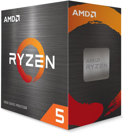 AMD Ryzen 5 5500 Prozessor (6 Kerne/12 Threads, 65W TDP, AM4 Sockel, 19 MB cache, Bis zu 4.2 GHz max boost, wraith stealth Kühler)