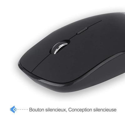 Kombination aus kabelloser Tastatur und Maus, USB C, Tastatur und Maus, volle Größe, Typ C, kompatibel mit Win 7/8/10, MacBook Pro/Air, Laptop, PC