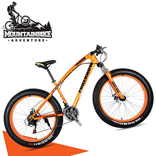 Wmmner Mountainbike, 20 Zoll (50,8 cm), mit Vorderradaufhängung und mechanischen Scheibenbremsen für Damen, Mountainbike-Sitz für Mountainbike, Fat Tire verstellbar in 8 Farben, rutschfeste Fahrräder