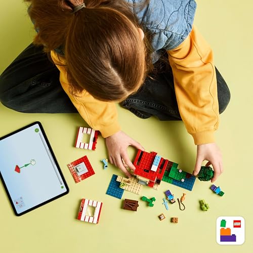 LEGO Minecraft Das TNT-Dschungelhaus - Gamer Spielzeug für Kinder - Interaktives Spielset mit Boot, Steve-, Creeper- und Zombie Minifiguren - Gaming Geschenk für Mädchen & Jungen ab 8 Jahren - 21275