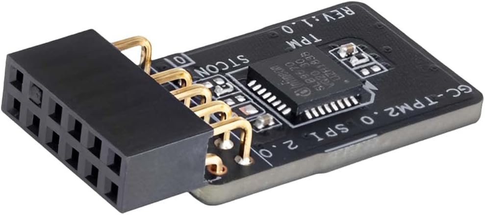Modul TPM 2.0 Gigabyte Pour Carte mère Intel 400/300 Series ou AMD B350 GC-TPM20SPI20