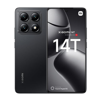 Xiaomi 14T, 5G Smartphone, 12+256GB Handy ohne Vertrag, 144Hz 6.67'' AI Display, Leica Kamera, MediaTek Dimensity 8300-Ultra, 5000mAh, 67W HyperCharge, Dual-SIM, Black