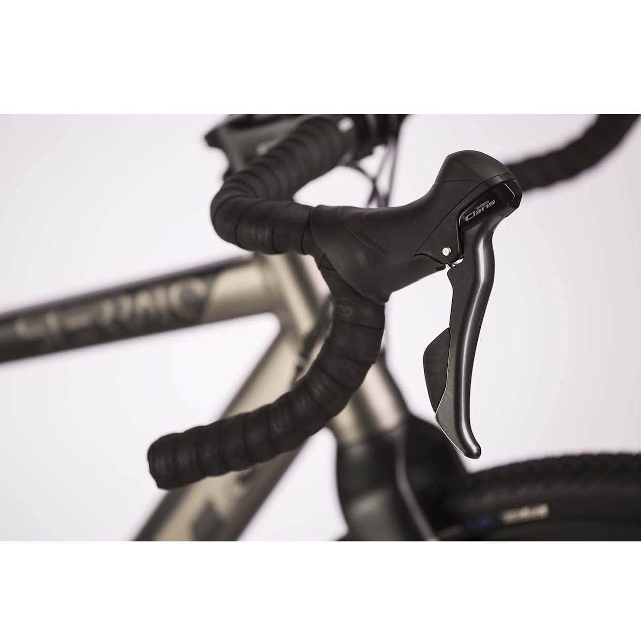 Airtracks 28 Zoll Herren Gravel Bike STERRATO 3.0 Fahrrad 2 x 8 Gang Shimano Claris RD-R2000 8-Fach (55cm (für Körpergröße 175-188cm))