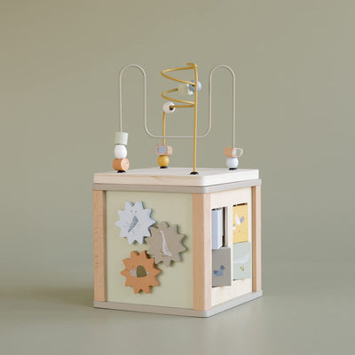 Little Dutch 7109 FSC Holz Aktivitäten-Würfel Motorikschleife - Little Goose