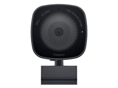 Dell Webcam WB3023-2K QHD/FHD/HD Auflösung, Sony Sensor, f2.0 Blende, Gesichtserkennung, Mikrofon mit Rauschunterdrückung, 2X HD Zoom, USB-A, Microsoft Teams/Zoom Zertifiziert - Schwarz