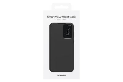 Samsung Smart View Wallet Smartphone Case EF-ZA356 für das Galaxy A35 5G, Handyhülle, Kartenfach, Sichtfenster, Black