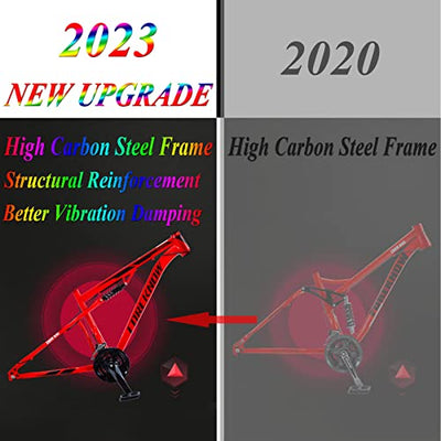 Wmmner Hardtail Mountainbike mit 61 cm (24 Zoll) Fettreifen für Männer und Frauen, Mountainbike für Erwachsene mit doppelter Federung, Offroad-Fahrrad mit verstellbarem Sitz und Doppel-Bremse