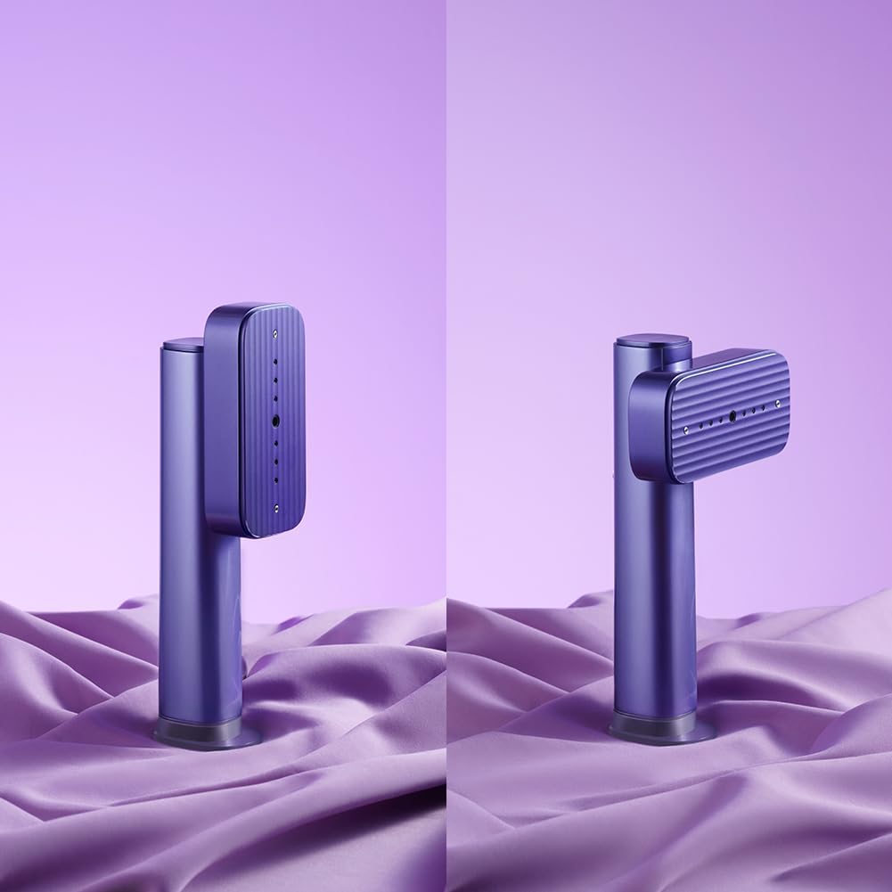 nesmar G5 Dampfglätter, Steamer 2-in-1 Handdampfer für Kleidung und Bügeleisen für Kleidung,1200W 10 Minuten Dauerdampf,0,8 kg leicht, Reise-Dampfbügelstationenfür unterwegs und zu Hause