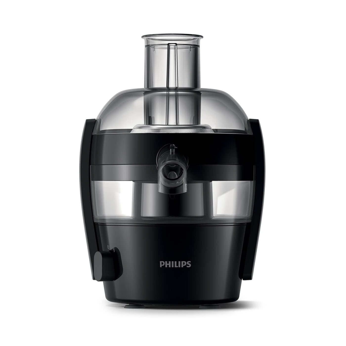 Philips Entsafter – 500W, 1.5L, HomeID-Rezepte-App, QuickClean (HR1832/00), 400 Watt, ‎1 Liter, 23 x 23 x 42 cm, Schwarz