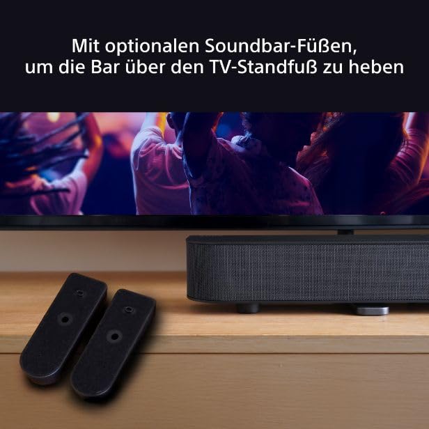 Sony BRAVIA Theatre System 6 (5.1-Kanal-Surround Sound, 1000 W, inkl. Rücklautsprecher & Subwoofer, Dolby Atmos, DTS:X, AI Voice Zoom 3 mit BRAVIA TV, DSEE, Multi-Stereo-Party-Modus) Schwarz