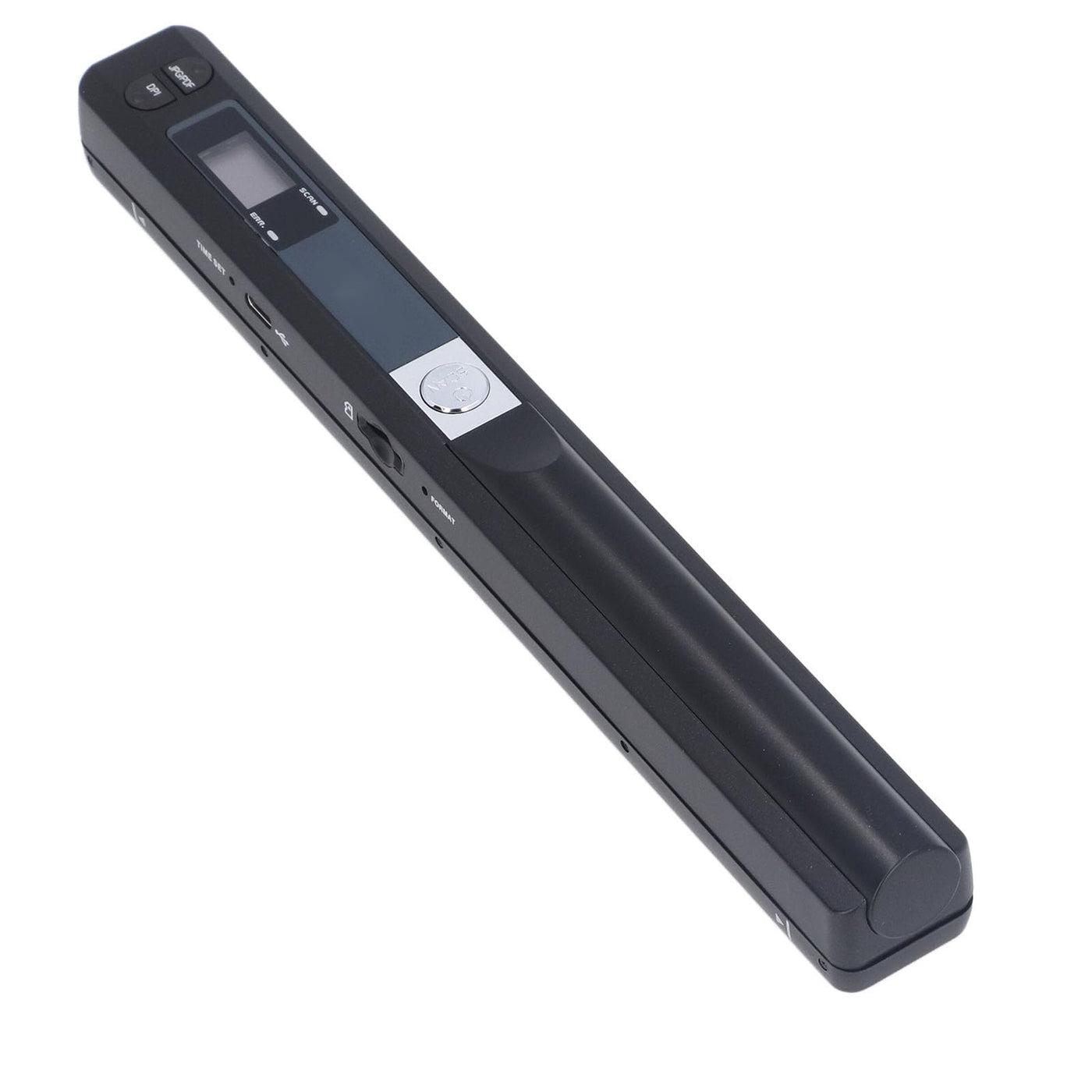 Mobiler Scanner, Tragbarer 8,27 Zoll Handscanner Dokumentenscanner für Unternehmen, Fotos, Bilder, Quittungen, Bücher, Fotoscanner für A4 Dokumente, JPG/PDF Format, BIS zu 900 DPI (Schwarz)