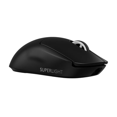 Logitech G PRO X SUPERLIGHT 2 LIGHTSPEED Kabellose Gaming-Maus, West Europa Verpackung, Lightweight, 60g, 8K-Abrufrate, 44K DPI, 5 programmierbare Tasten, USB-C, PC & Mac - Schwarz
