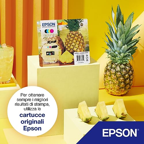 Epson Orginal 604 Tinte Ananas Multipack 4-farbig schwarz XL, CMY Standard XP-2200 XP-2205 XP-3200 XP-4205 WF2910DWF WF2930DWF WF2950DWF ReadyPrint Flex-Tintentarife