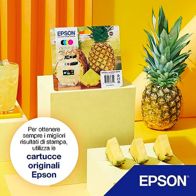 Epson Orginal 604 Tinte Ananas Multipack 4-farbig schwarz XL, CMY Standard XP-2200 XP-2205 XP-3200 XP-4205 WF2910DWF WF2930DWF WF2950DWF ReadyPrint Flex-Tintentarife