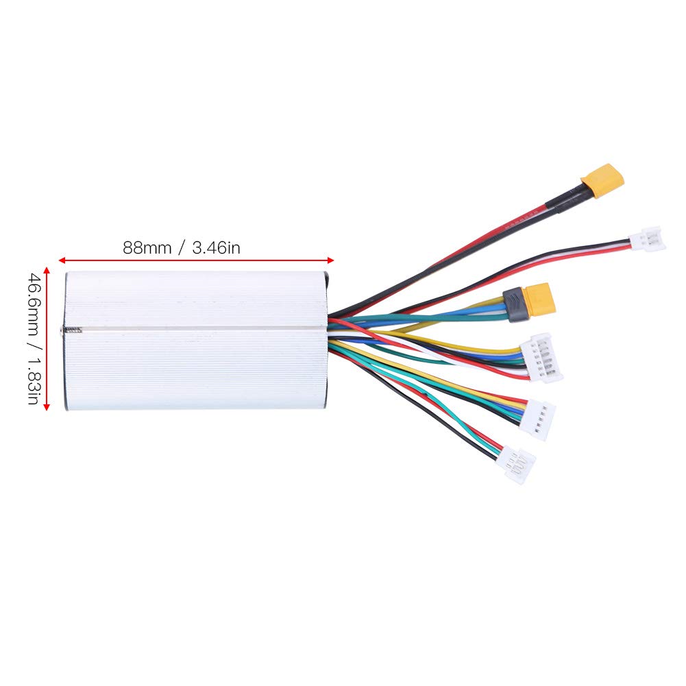 Alomejor 5,5 Zoll Fahrrad Controller Set, Regler + Gas + Bremskombination Eingestellt Für (Controller + Throttle + Brake)