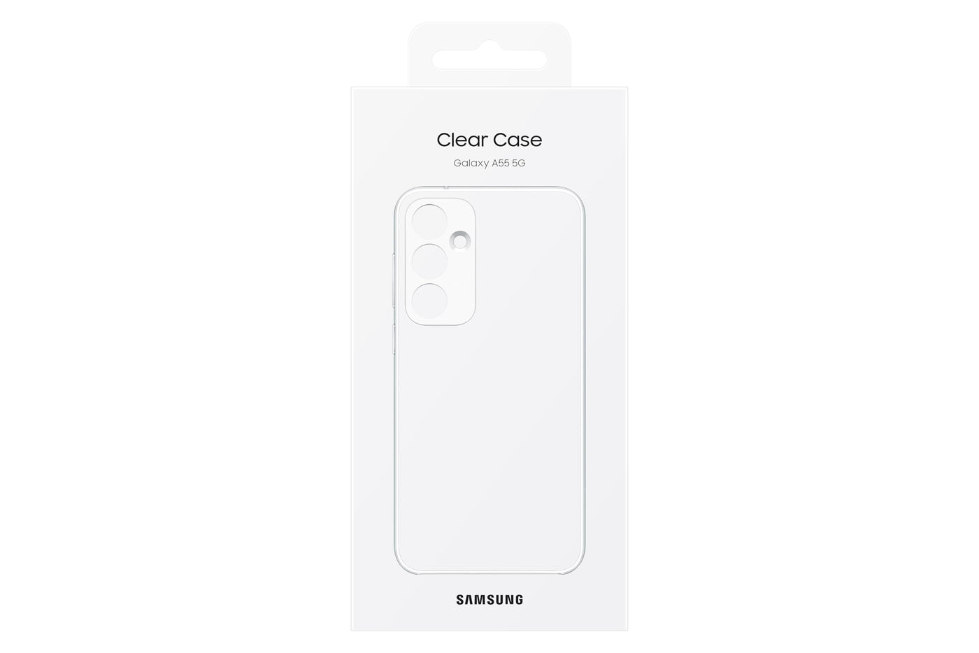 Samsung Clear Smartphone Case EF-QA556 für das Galaxy A55 5G, Handyhülle, Durchsichtig, Kratzfest, Schlankes Design, Transparent