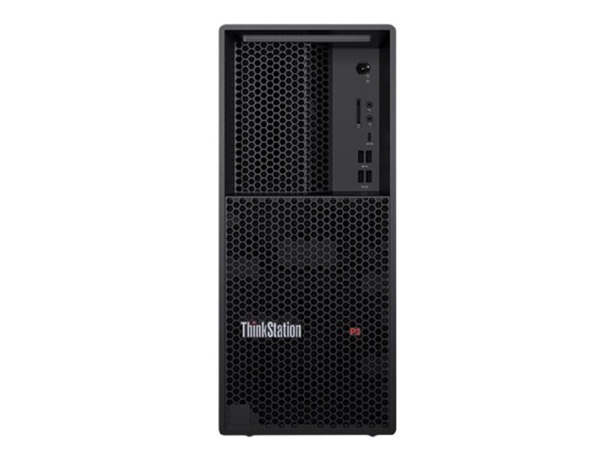 Lenovo ThinkStation P3 30GS - Tower - 1 x Core i7 13700K / 3.4 GHz - vPro Enterprise - RAM 32 GB - SSD 1 TB - TCG Opal Encryption, NVMe, Performance - T1000 - Win 11 Pro - Monitor: keiner