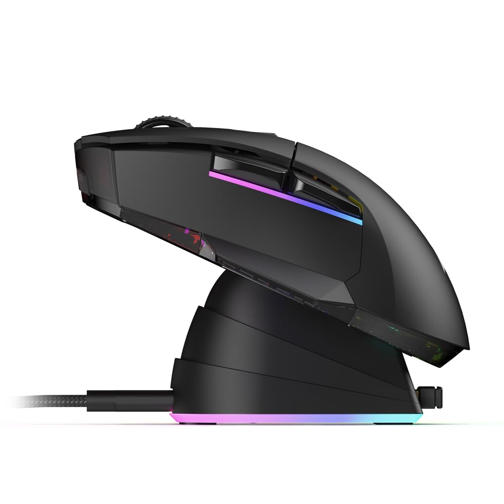 Sharkoon Skiller SGM50W Black, Wireless Optical Gaming Maus, RGB, PBT Button
