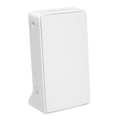 Mercusys MB110-4G LTE Router, 4G Router unterstützt SIM Karten, 4G Cat4 bis zu 150 Mbit/s, WLAN 2.4GHz N300, 2X 100 Mbps Ports, Plug and Play, bis zu 32 Geräte, MERCUSYS App