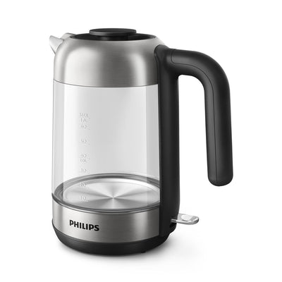 Philips 5000 Series Wasserkocher – 1,7L, Blaues Sensorlicht, 360°-Basis, Mikro-Sieb-Filter, Flaches Heizelement, Abnehmbarer Deckel, Schnelles Aufkochen, Energiesparend, Sicheres Design (HD9339/80)