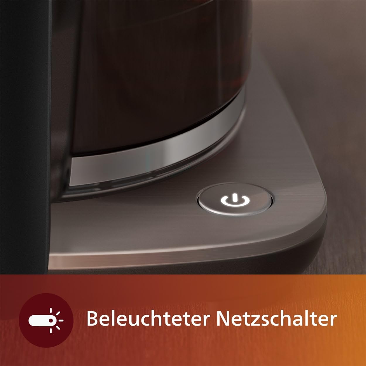 Philips Filterkaffeemaschine – 1.25-Liter-Fassungsvermögen, bis zu 15 Tassen, Boil & Brew, schwarz/silbern (HD5416/60)