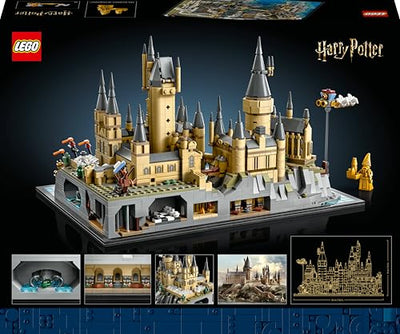 LEGO Harry Potter Schloss Hogwarts mit Schlossgelände - Set zum Sammeln für Erwachsene inkl. Hauptturm & Astronomieturm, Kammer des Schreckens & Architekt Minifigur - 76419