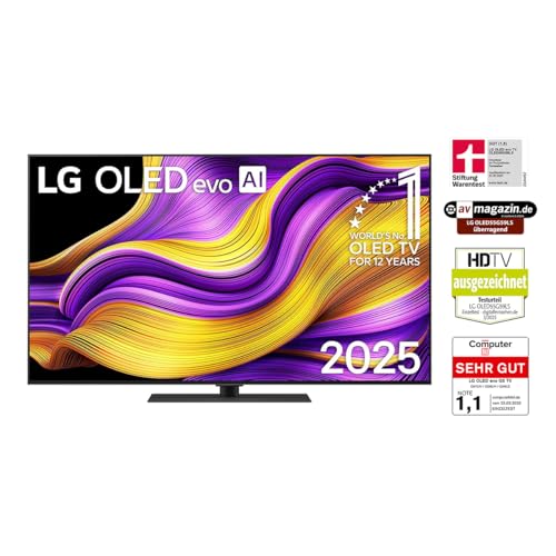 LG OLED55G59LS TV 55 Zoll (139 cm) 4K OLED evo AI TV (α11 Gen2 4K AI Prozessor, webOS 25, 120Hz (VRR bis zu 165Hz)) [Modelljahr 2025]