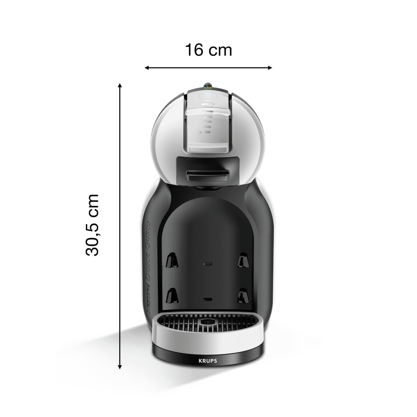 NESCAFÉ DOLCE GUSTO MINI ME by KRUPS schwarz/anthrazit automatische Kaffeekapselmaschine