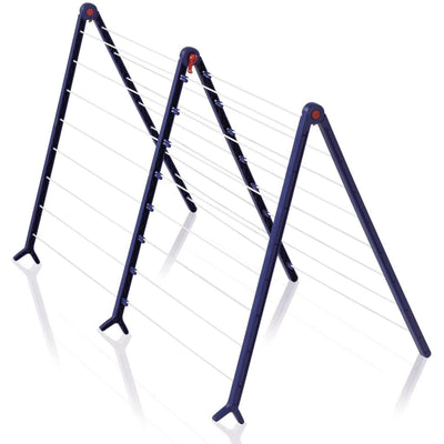 Leifheit Badewannentrockner Pegasus Bath 190 Extendable, standfester Standtrockner für die Wanne, ausziehbarer Wäscheständer, besonders schmaler Wäschetrockner, aus Legierter Stahl