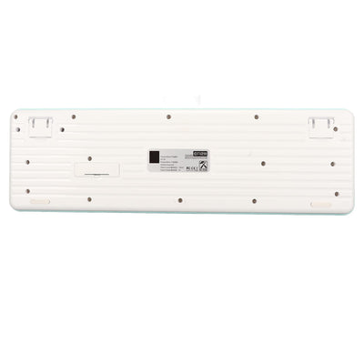 Annadue Kabellose Tastatur und Maus, 2,4 G Retro Punk Mechanisches Tastatur und Maus Set mit Runden Tastenkappen, 800, 1600, 2400 DPI, für Office/Gaming. (Blaues Brett)