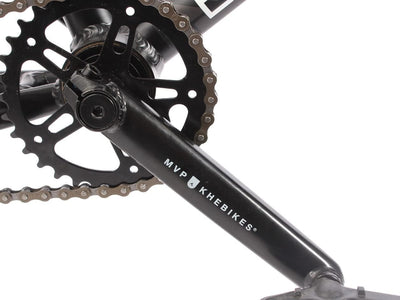 KHEbikes BMX Fahrrad Barcode LL Aluminium, 20 Zoll, schwarz, patentierter Affix 360° Rotor, für Kinder und Jugendliche, superleichtes Gewicht - nur 10,0kg!