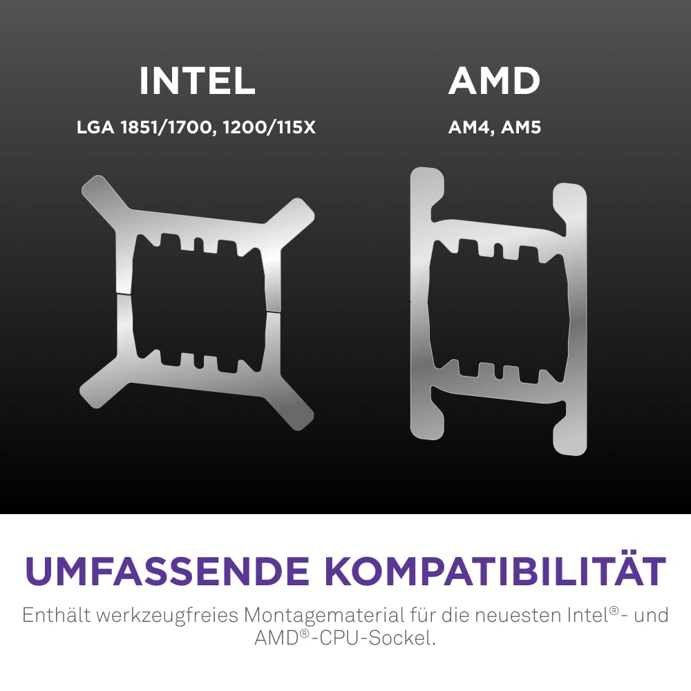 NZXT Kraken Elite 360 RGB - AIO CPU-Flüssigkeitskühler - 360-mm-Radiator - F360 RGB Core-Lüfter - Anpassbares 2,72"-IPS LCD - Turbine Pump - Intel LGA 1700, 1200/115X, 1851 - AMD AM5, AM4 - Schwarz