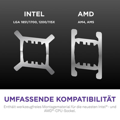 NZXT Kraken Elite 360 RGB - AIO CPU-Flüssigkeitskühler - 360-mm-Radiator - F360 RGB Core-Lüfter - Anpassbares 2,72"-IPS LCD - Turbine Pump - Intel LGA 1700, 1200/115X, 1851 - AMD AM5, AM4 - Schwarz