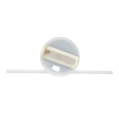 Stanley Quencher H2.0 FlowState Trinkflasche mit Strohhalm 1.2L - Thermobecher Kühlt 11 Stunden - 48 Stunden Eisgekühlt - Spülmaschinenfest - Thermosflasche BPA Frei - Kaffeebecher To Go - Cream